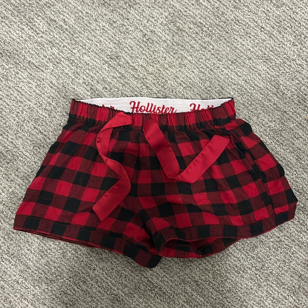 Hollister Christmas pajama shorts